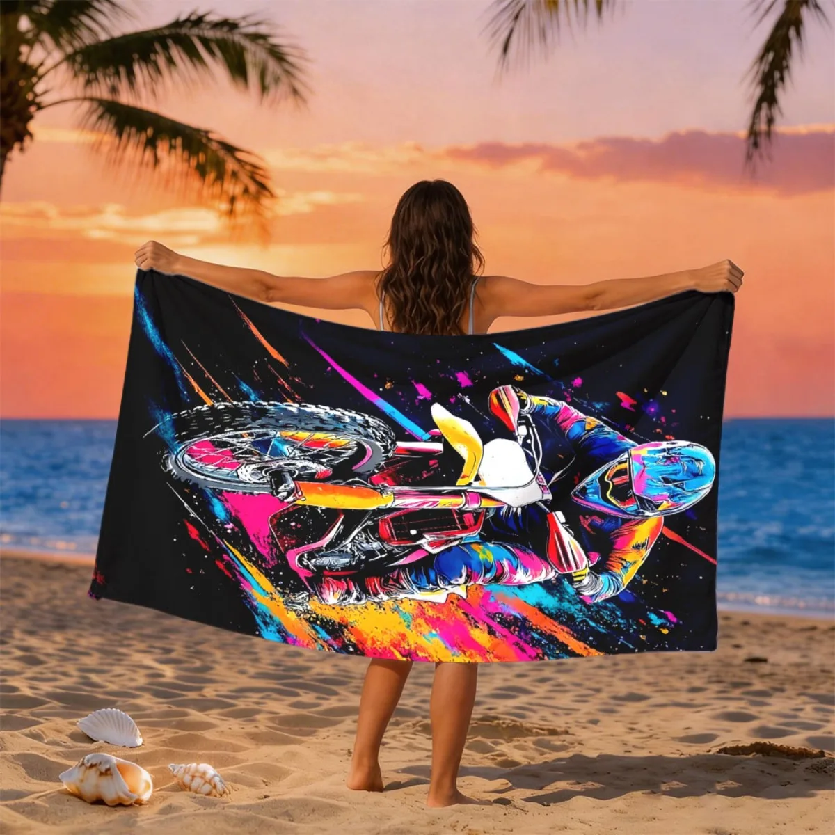 Sarong Men Wrap - Oversized strandhanddoek voor dames en heren,