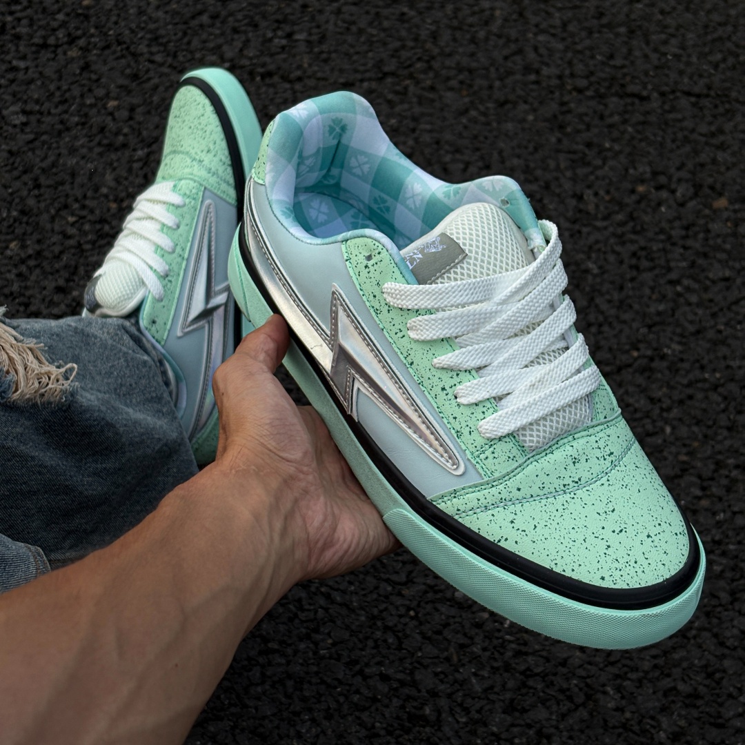 Frisse mintgroene Lightning Ch - Vans Shoes Old Skool recensie en prijs