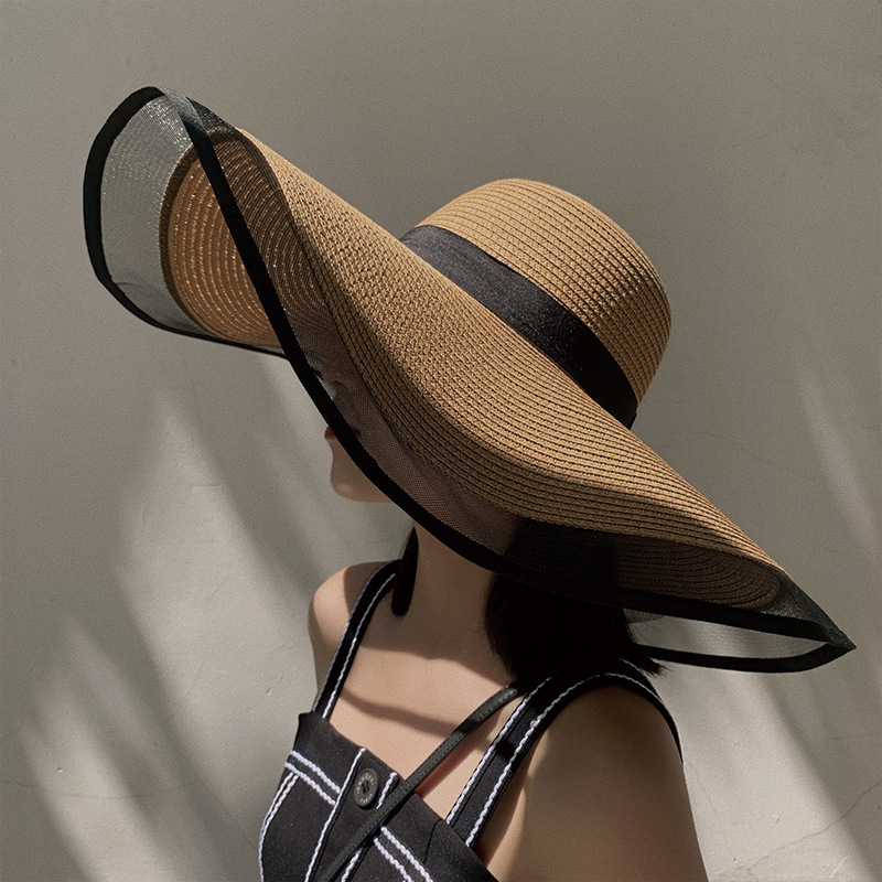 Dames Zonnehoed Grote Dakrand  - Bucket Hat Straw recensie en prijs
