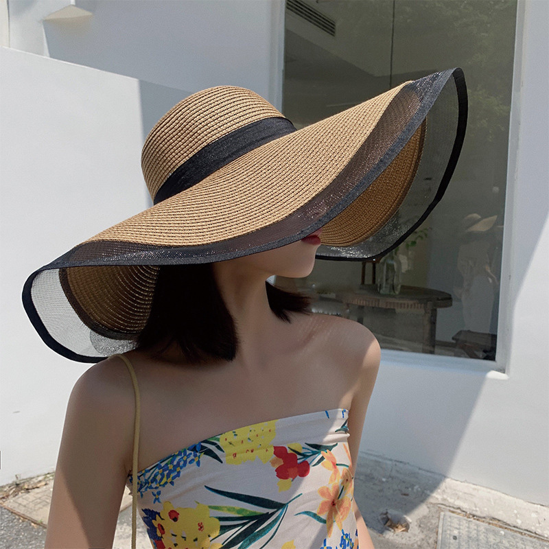 Dames Zonnehoed Grote Dakrand  - Bucket Hat Straw recensie en prijs